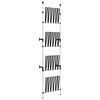 vidaXL &Eacute;tag&egrave;re &agrave; bottes t&eacute;lescopique avec barres Aluminium
