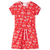 vidaXL Combinaison pour enfants rouge 140