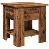 vidaXL Table basse vieux bois 40x40x42 cm bois d'ing&eacute;nierie