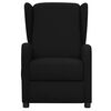 vidaXL Fauteuil de massage Noir Tissu