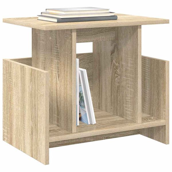vidaXL Meuble TV Ch&ecirc;ne Sonoma 50 x 35 x 45 cm Bois d'ing&eacute;nierie