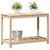 vidaXL Table de rempotage avec étagère 108x50x75 cm bois massif de pin