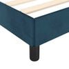 vidaXL Cadre de lit sans matelas bleu fonc&eacute; 80x200 cm velours
