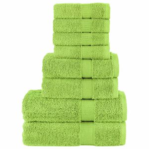vidaXL Ensemble de serviettes de qualit&eacute; sup&eacute;rieure SOLUND 8 pcs