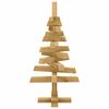 vidaXL Arbres de No&euml;l avec support Marron 60 cm Bois massif en pin