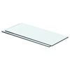 vidaXL Panneaux d'&eacute;tag&egrave;re 2 pcs Verre Transparent 40 x 12 cm