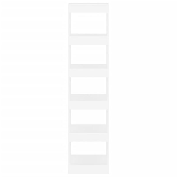 vidaXL Biblioth&egrave;que/S&eacute;parateur de pi&egrave;ce Blanc 40x30x166 cm