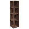vidaXL Armoire d'angle Ch&ecirc;ne marron 33x33x132 cm Bois d'ing&eacute;nierie