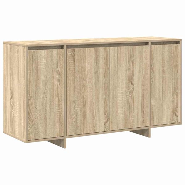 vidaXL Buffet Ch&ecirc;ne Sonoma 135 x 41 x 75 cm Bois d'ing&eacute;nierie