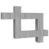 vidaXL Ensemble de meubles TV 10 pcs Sonoma gris Bois d'ing&eacute;nierie