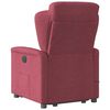 vidaXL Fauteuil inclinable de massage Rouge bordeaux Tissu