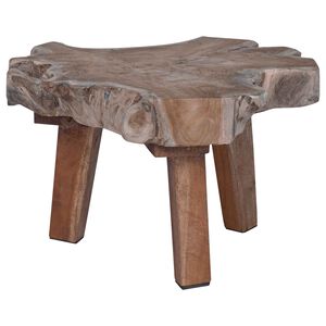vidaXL Table de chevet Marron 40 x 40 x 25 cm Bois Recycl&eacute; Solide