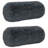 vidaXL Housse de coussin 2 pcs HEERLEN Anthracite &Oslash; 15 x 40 cm