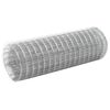 vidaXL Grillage pour voli&egrave;re acier galvanis&eacute; 10x0,5 m argent&eacute;