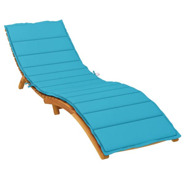 vidaXL Coussin de chaise longue turquoise tissu oxford