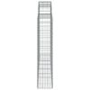 vidaXL Panier de gabions arqu&eacute; 200x30x140/160 cm Fer galvanis&eacute;