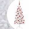 vidaXL Sapin de No&euml;l artificiel avec boules 150 cm 150 LED Blanc chaud