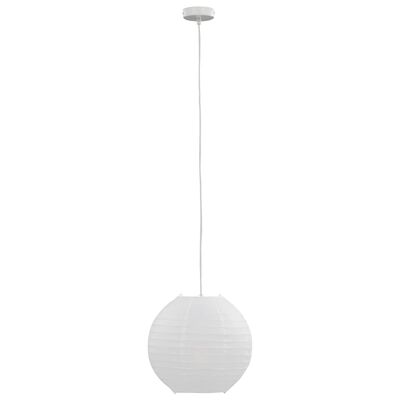 vidaXL Lampe suspendue Blanc Ø30 cm E27