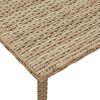 VidaXL Table basse de jardin rectangulaire beige 40x40x37 cm rotin