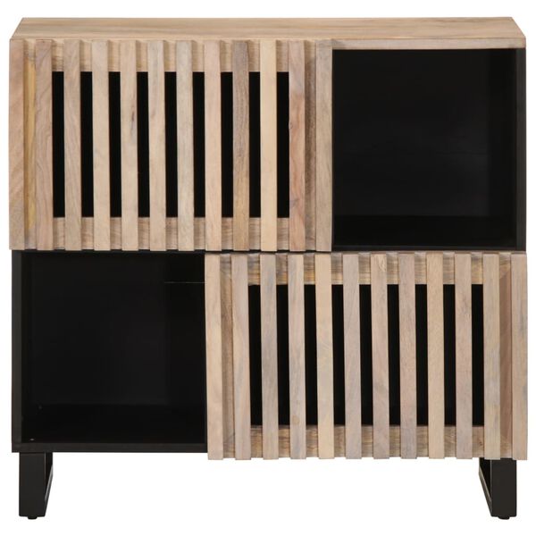vidaXL Buffet 80x34x75 cm Bois massif de manguier