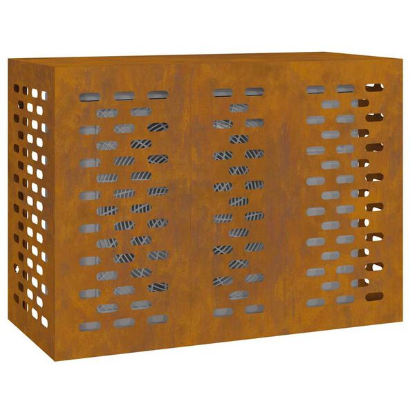 vidaXL Housse de climatiseur Rouill&eacute; 110 x 50 x 80 cm