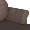 vidaXL Banc Chesterfield Marron 120,5 x 65 x 75 cm Cuir synth&eacute;tique