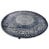 Dutch Lifestyle Tapis Durban Jahrg 200 cm Rond Bleu