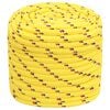 vidaXL Corde de bateau Jaune 16 mm 25 m Polypropyl&egrave;ne