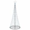vidaXL Arbre de No&euml;l LED Blanc froid 250 cm M&eacute;tal