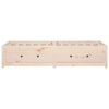 vidaXL Lit de jour sans matelas 80x200 cm bois de pin massif
