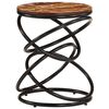 vidaXL Table d'appoint 40x40x52 cm Bois de r&eacute;cup&eacute;ration massif