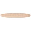 vidaXL Dessus de table rond &Oslash;90x4 cm Bois de ch&ecirc;ne massif non trait&eacute;