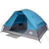 vidaXL Tente de camping &agrave; d&ocirc;me 2 personnes bleu imperm&eacute;able