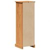 vidaXL Cabinet de salle de bain VIGO marron miel 37 x 34 x 110 cm