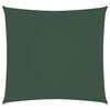 vidaXL Voile de parasol tissu oxford carr&eacute; 2x2 m vert fonc&eacute;