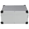vidaXL Valise à outils 46 x 33 x 16 cm Argenté Aluminium