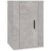 vidaXL Ensemble de meubles TV 2 pcs gris b&eacute;ton bois d'ing&eacute;nierie