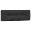 vidaXL Coussins de palette lot de 5 noir tissu