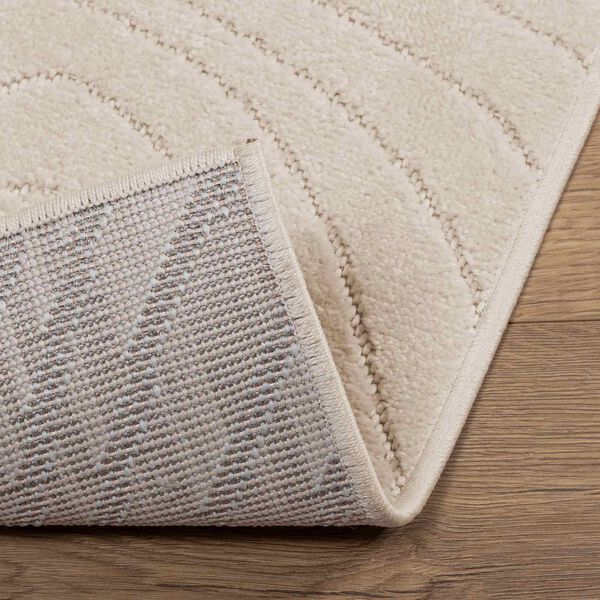 vidaXL Tapis de surface Carr&eacute; PALMERAS Beige 200 x 200 cm Polyester