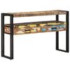 vidaXL Table console Multicolore 120 x 33 x 75 cm Bois Recycl&eacute; Solide