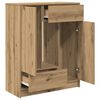 vidaXL Buffet avec tiroirs et portes ch&ecirc;ne artisanal 73x31x90 cm