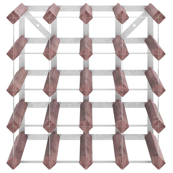vidaXL Casier &agrave; bouteilles pour 20 bouteilles Marron Bois pin solide