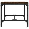 vidaXL Table basse Chêne fumé 50x50x35 cm Bois d'ingénierie