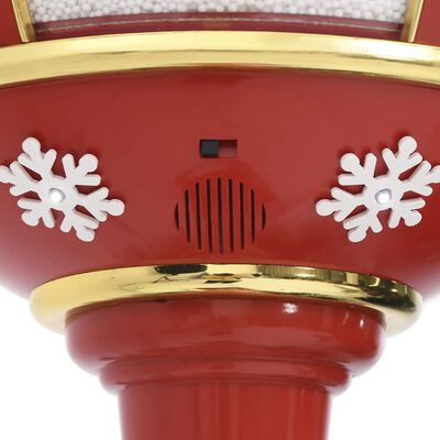 vidaXL Lampadaire de Noël avec Père Noël 175 cm LED