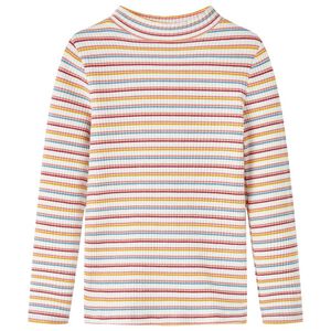 T-shirt enfants manches longues faux col roul&eacute; &eacute;cru 92