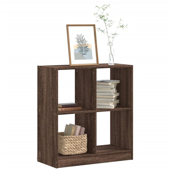 vidaXL Bibliothèque chêne marron 68,5x32x75 cm bois d'ingénierie