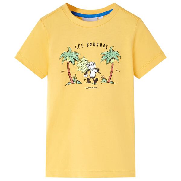 T-shirt pour enfants ocre clair 104
