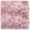 vidaXL Tapis Shaggy &agrave; poils longs NAVARRA rose poudr&eacute; 240x240 cm