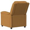 vidaXL Fauteuil électrique de massage Marron Velours
