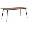 vidaXL Table &agrave; manger Marron 180x90x75 cm MDF